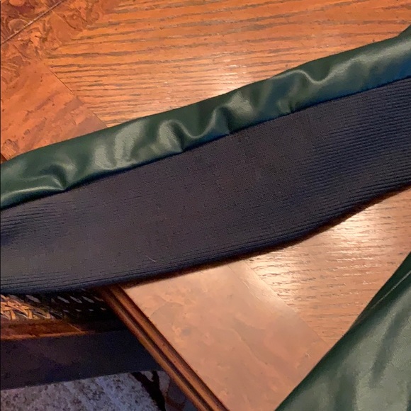 Jewel green faux-leather jacket - Picture 4 of 7